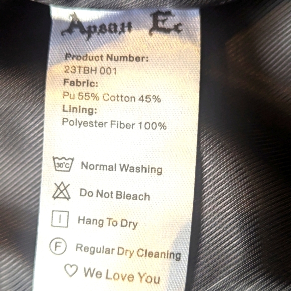 Men's Crocodile Pattern Vegan Leather Jacket with Magnetic Horns -NWT size S - Picture 4 of 8